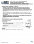 Manual - Operation Instructions - Platinum Collection Bath Seats - Retail Packaging